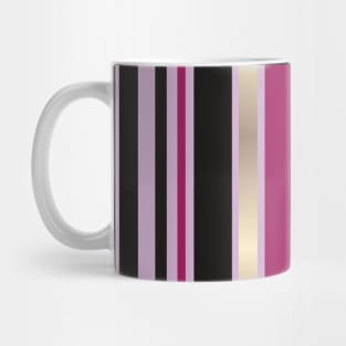 Elegant Gold And Neon Stripes Mug